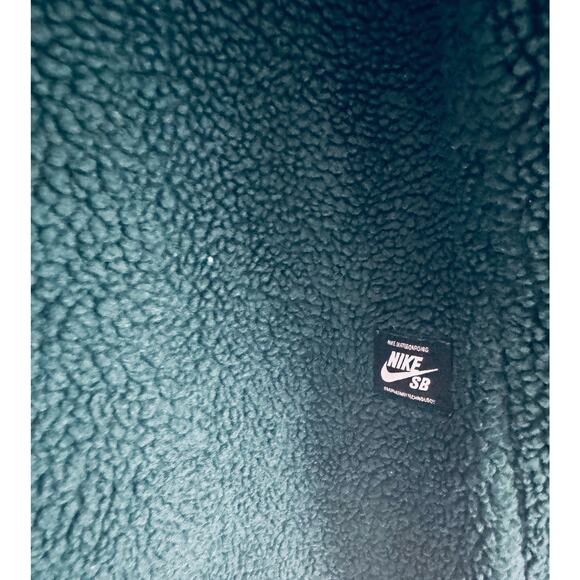 Nike SB - Everett Sherpa Fleece -Full Zip Hooded Jacket Mens XL  Atomic Teal - Picture 5 of 8